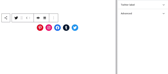 How to set links in the Social Icons block to open in a new tab.