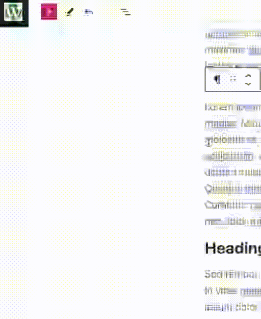 Animation showing moving multiple blocks in list view.