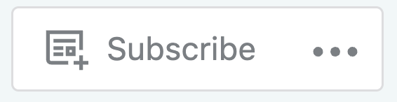 The subscribe button for a WordPress.com account